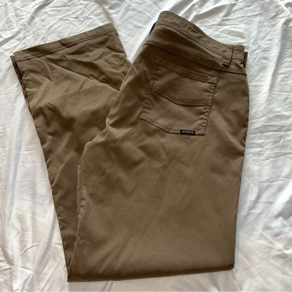 Prana Mens Slim Fit Brown Hiking Outdoor‎  Pants Size 38x32